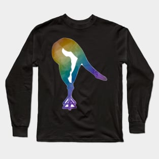 An acrobat doing a one leg ring Long Sleeve T-Shirt